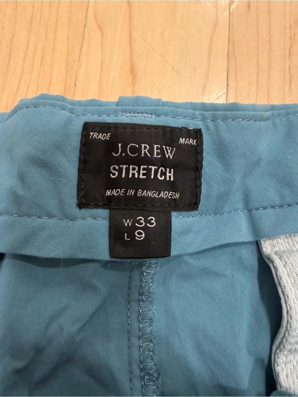 J. Crew Men's Teal Flat-Front Shorts